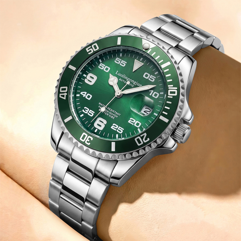 Luxury Watch Values - Neue Luxus-Herrenuhr, Business-Skelett-Automatikuhr, wasserdichtes Armband mit