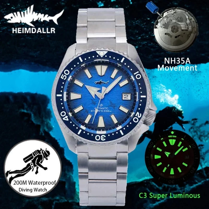 Titanium Sport Watch - Heimdallr Neue SKX007 Taucheruhr Titan NH35
