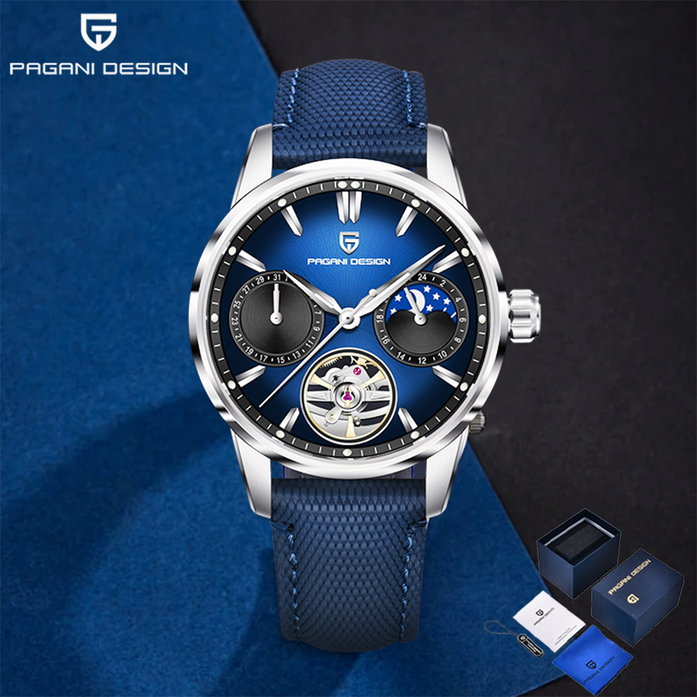 Luxury Watch Leather - 2025Pagani Design Tourbillon Luxus Herrenuhr Geschenkbox