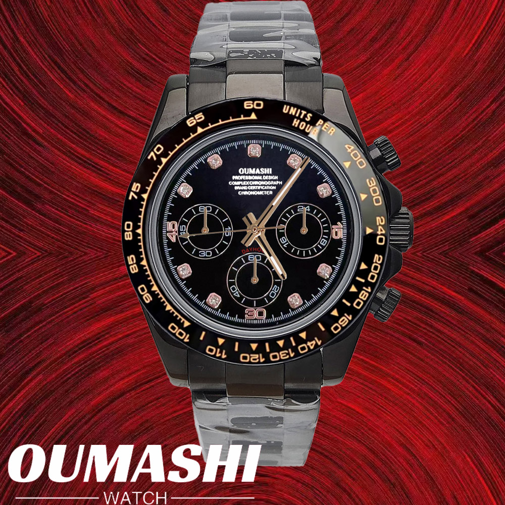Luxury Watch Leather - VK63 Uhren 39,3 mm Luxusuhr Herren
