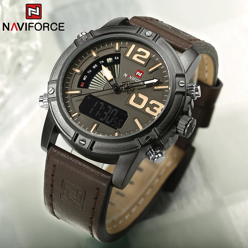 Luxury Watch Zone - NAVIFORCE Top Marke Männer Uhr Multifunktions