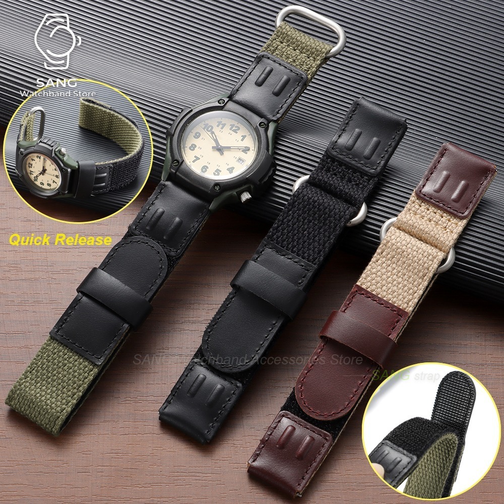 Audemars Piguet Watch Royal Oak - 19mm 20mm 22mm Weiche Nylon-Leder-Schlaufen-Uhrenarmbänder Schnellverschluss