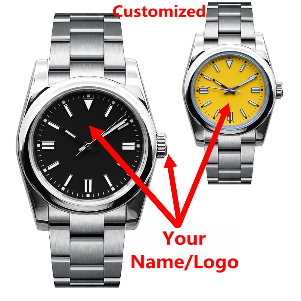 Luxury Watch Safe - Herrenuhr mit individuellem Logo, Saphirglas, luxuriöse