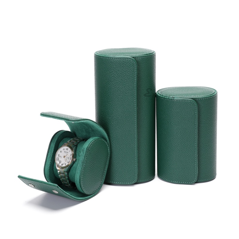 Luxury Watch Jaeger Lecoultre - Embers Green Luxus-Uhrenrolle - 1/2/3 Fächer