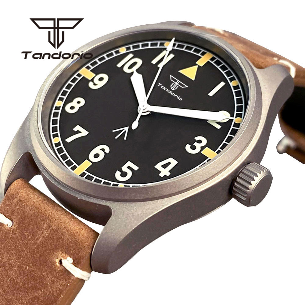 Titanium Sport Watch - Tandorio Titanium NH35A 39 mm automatische