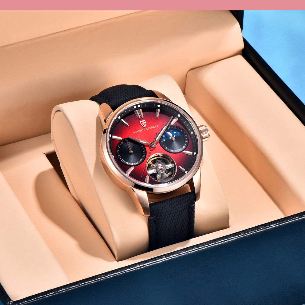 2025 Neue PAGANI DESIGN Uhren  – Luxury Watch Leather Bewertung und Preis