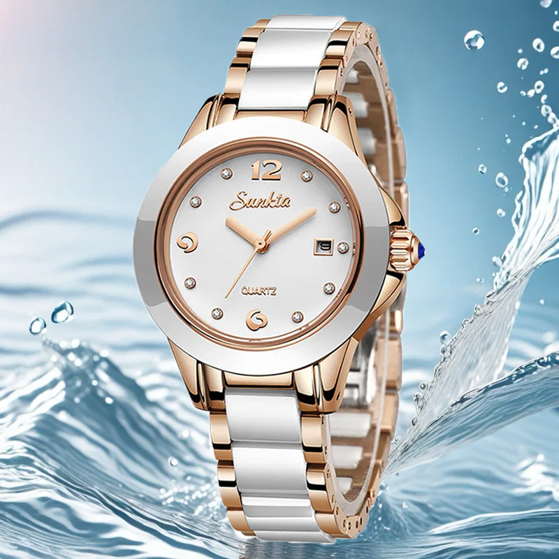 Sunkta Mode Lässig Quarz Frau  – Luxury Watch Women Bewertung und Preis