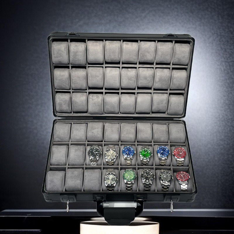 Aluminium Grün Uhr Box Herren  – Luxury Watch Jaeger Lecoultre Bewertung und Preis