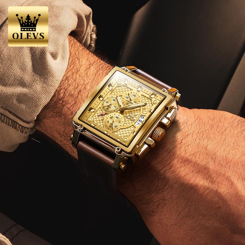 OLEVS Marken-Herrenuhren, Wass – Luxury Watch Leather Bewertung und Preis